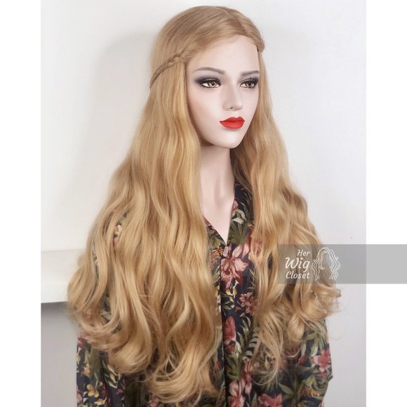 Honey Blonde Wavy Lace Wig | Bianca